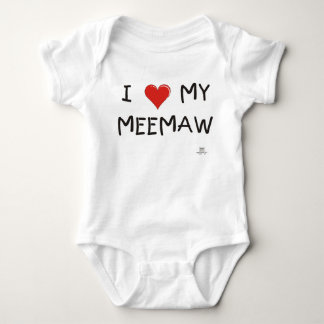 IK HOU VAN MIJN MEEMAW. Baby romper. Romper