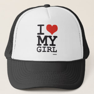 ik hou van mijn meisje trucker pet