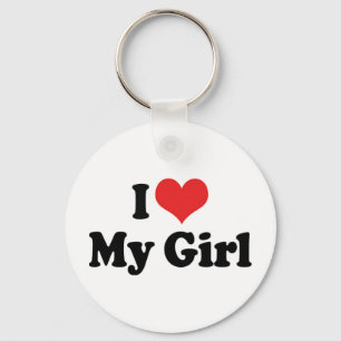 Ik hou van mijn meisjesSleutelhanger Sleutelhanger