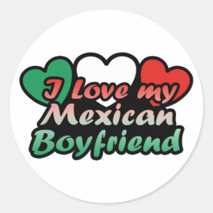 Ik hou van mijn Mexicaanse vriend Ronde Sticker