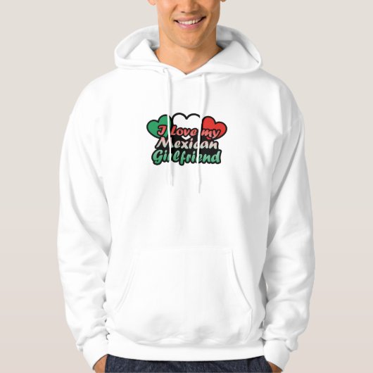 Ik hou van mijn Mexicaanse Vriendin Hoodie (Voorkant)