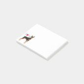 Ik hou van mijn Min Pin Post-it® Notes (Schuin)