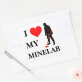Ik hou van mijn Minelab decal sticker (Envelop)