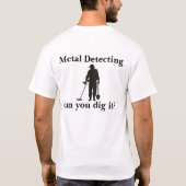 Ik hou van mijn Minelab-metaal die shirt detecteer (Achterkant)
