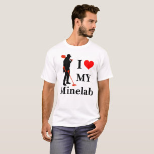 Ik hou van mijn Minelab-metaal die shirt detecteer