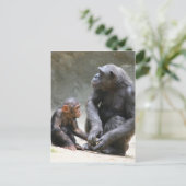 'Ik hou van mijn moeder' Briefkaart (Staand voorkant)