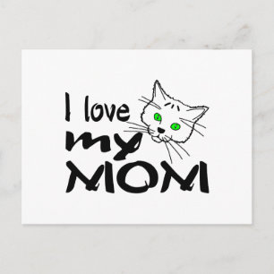 Ik hou van mijn moeder briefkaart
