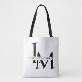 Ik hou van mijn moeder draagtas (Voorkant)