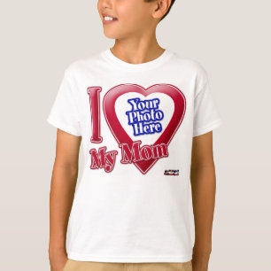 Ik hou van mijn moeder - Foto T-shirt