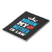 Ik hou van mijn moeder in de wet notitieblok (Gedraaid)
