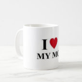 Ik hou van mijn moeder koffiemok (Voorkant links)