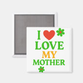 Ik hou van mijn moeder magneet (Voorkant / Achterkant)