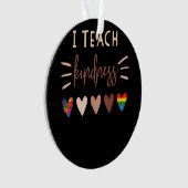 Ik hou van mijn moeder mama Moeder Pride LGBT Ally Ornament (voorkant)