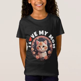 ik hou van mijn moeder t-shirt