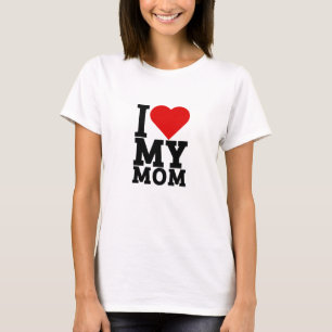 Ik hou van mijn moeder t-shirt