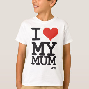 Ik hou van mijn moeder t-shirt