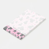 Ik hou van mijn muispatroon in roze post-it® notes (Schuin)