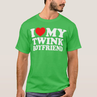 Ik hou van mijn Mywink-vriendje Ik hart mijn Mywin T-shirt