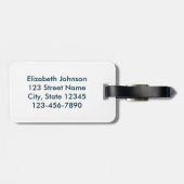 Ik hou van mijn naam en adres voor kleinkinderen bagagelabel (Achterkant horizontaal)