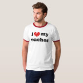 Ik hou van mijn nachos op shirt (Voorkant volledig)
