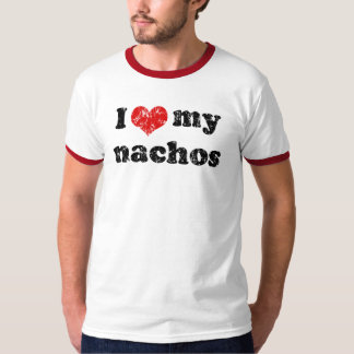 Ik hou van mijn nachos op shirt