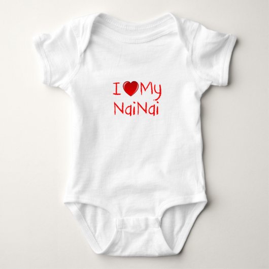 Ik hou van mijn NaiNai-Baby en Toddler T-Shirt (Voorkant)