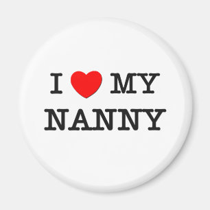 Ik hou van mijn NANNY Magneet