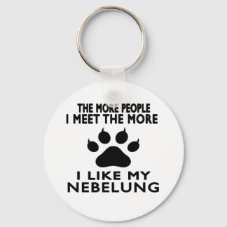 Ik hou van mijn Nebelung. Sleutelhanger
