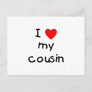 Ik hou van mijn neef briefkaart