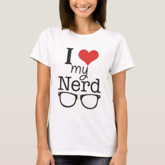 Ik hou van mijn nerd T-shirt