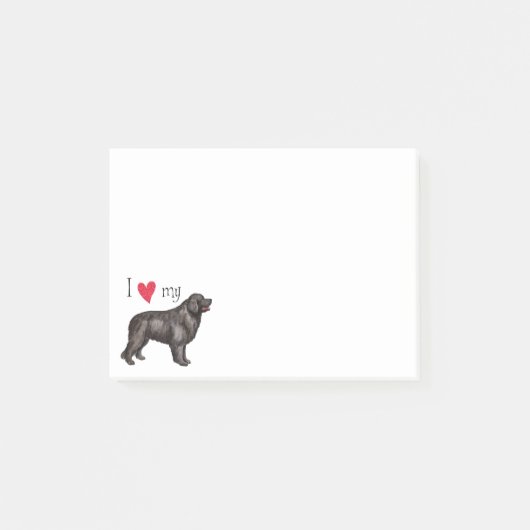 Ik hou van mijn Newfoundland Post-it® Notes (Voorkant)