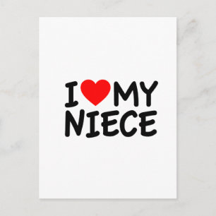 Ik hou van mijn nicht briefkaart