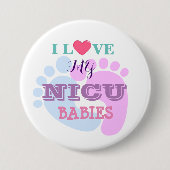 Ik hou van mijn NICU baby's Button (Voorkant)