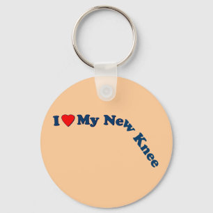 Ik hou van mijn nieuwe knie sleutelhanger