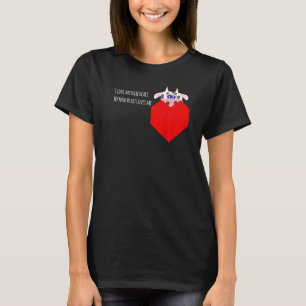 Ik hou van mijn nieuwe koeienklep hartpatiënt t-shirt