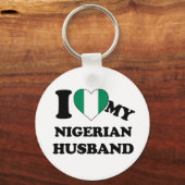 Ik hou van mijn Nigeriaanse man Sleutelhanger (Voorkant)