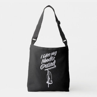 'Ik hou van mijn noedel getrokken' Crossbody Tas
