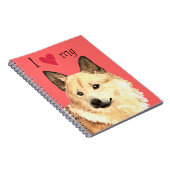 Ik hou van mijn Noors Buhund Notitieboek (Rechterzijde)