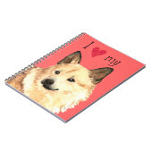 Ik hou van mijn Noors Buhund Notitieboek (Linkerzijde)