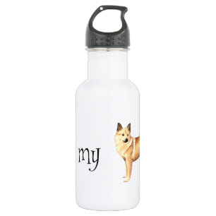 Ik hou van mijn Noors Buhund Waterfles