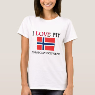 Ik hou van mijn Noorse vriend T-shirt