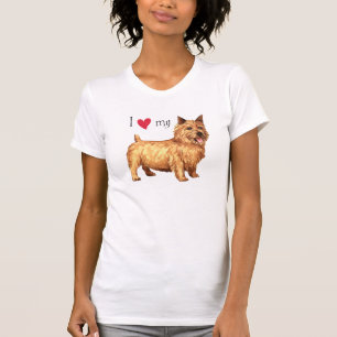 Ik hou van mijn Norwich Terrier T-shirt