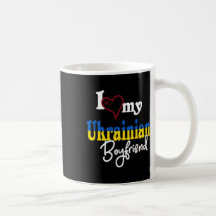 Ik hou van mijn Oekraïense vriend cadeau Oekraïne Koffiemok