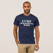 Ik hou van mijn Oekraïense vrouw T-shirt (Voorkant volledig)