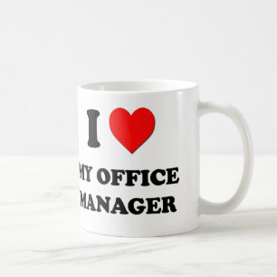 Ik hou van Mijn Office Manager Koffiemok