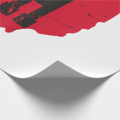 Ik hou van mijn Ohio Home Script Ohio Buckeye staa Cadeaupapier (Hoek)