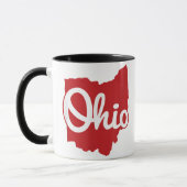 Ik hou van mijn Ohio Home Script Ohio Mok (Links)