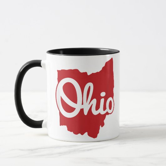 Ik hou van mijn Ohio Home Script Ohio Mok (Links)