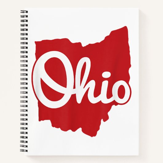 Ik hou van mijn Ohio Home Script Ohio Notitieboek (Voorkant)