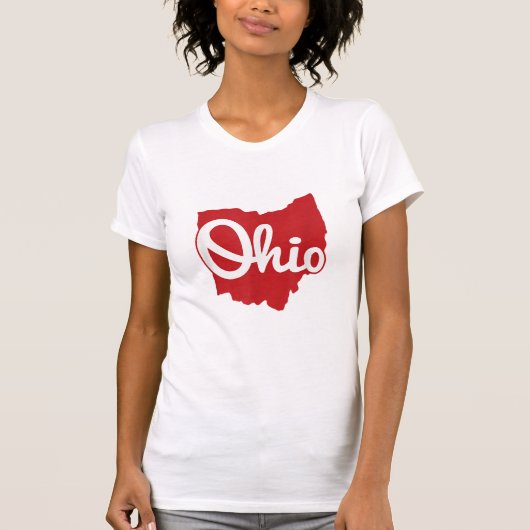 Ik hou van mijn Ohio Home Script Ohio T-shirt (Voorkant)